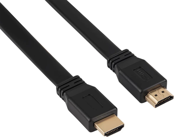 Кабель аудио-видео Buro BU-HDMI-FLAT-v1.4-3m HDMI (m)/HDMI (m) 3м. черный