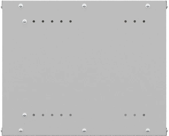 Шкаф коммутационный NTSS Lime (NTSS-WL6U5545GS) настенный 6U 550x450мм пер.дв.стекл несъемн.бок.пан. 30кг серый 370мм 9.6кг 110град. 370мм IP20 укомплектованный