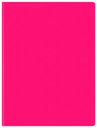 Папка с 20 прозр.вклад. Бюрократ Double Neon DNE07V20PINK A4 пластик 0.7мм розовый