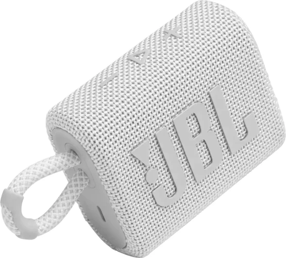 Колонка порт. JBL GO 3 белый 4.2W 1.0 BT 10м (JBLGO3WHT)