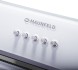 Вытяжка встраиваемая Maunfeld TRAPEZE 601GG белый управление: кнопочное (1 мотор)
