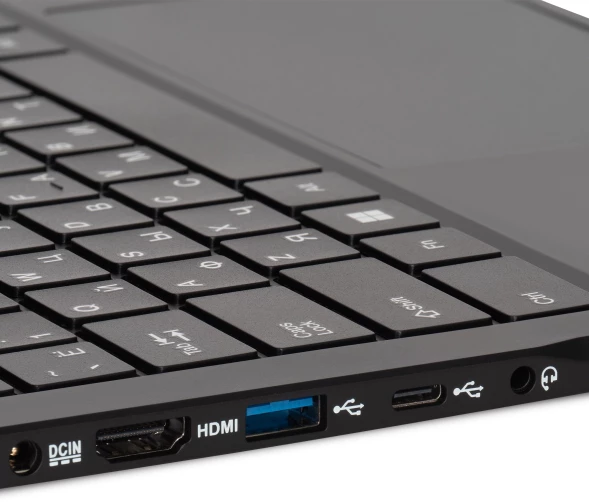 Ноутбук IRU Planio 14ING N-series N100 8Gb SSD512Gb Intel UHD Graphics 14&amp;quot; IPS FHD (1920x1080) Windows 11 Pro 64 black WiFi BT Cam 6000mAh (2059101)