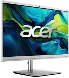 Моноблок Acer Aspire C24-195ES 23.8&amp;quot; Full HD Core Ultra 5 125U (1.3) 16Gb SSD512Gb Graphics CR Eshell GbitEth WiFi BT 65W клавиатура мышь Cam серебристый 1920x1080
