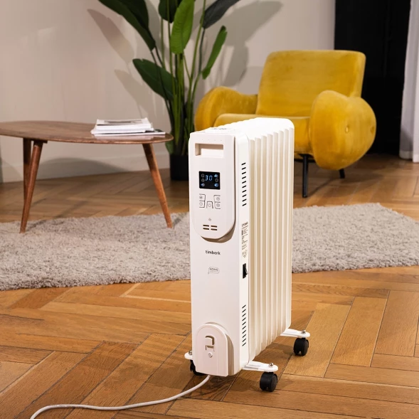 Радиатор масляный Timberk Home Intellect T-OR1507-F10E-WF 1500Вт белый