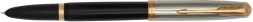 Ручка перьев. Parker 51 Premium (CW2169030) Black St.Steel GT F сталь нержавеющая подар.кор.