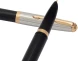 Ручка перьев. Parker 51 Premium (CW2169030) Black St.Steel GT F сталь нержавеющая подар.кор.