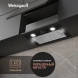 Вытяжка встраиваемая Weissgauff Box 600 PB BL черный управление: кнопочное (1 мотор)