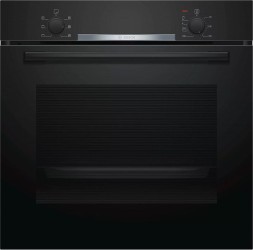 Духовой шкаф Электрический Bosch HBA530BB0S черный/серебристый