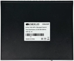 Коммутатор Origo OS6208F OS6208F/A1A (L2) 8SFP+ управляемый