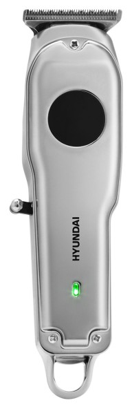 Машинка для стрижки Hyundai H-HC7111 серебристый/черный 3Вт (насадок в компл:3шт)