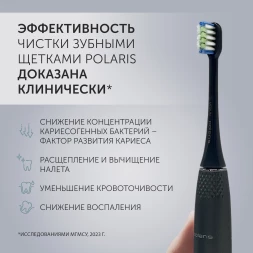 Зубная щетка электрическая Polaris PETB 0701 TC серый