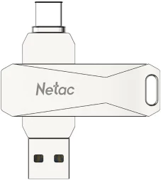 Флеш Диск Netac 64Gb U782C NT03U782C-064G-30PN USB3.0 серый