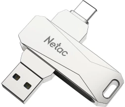 Флеш Диск Netac 64Gb U782C NT03U782C-064G-30PN USB3.0 серый