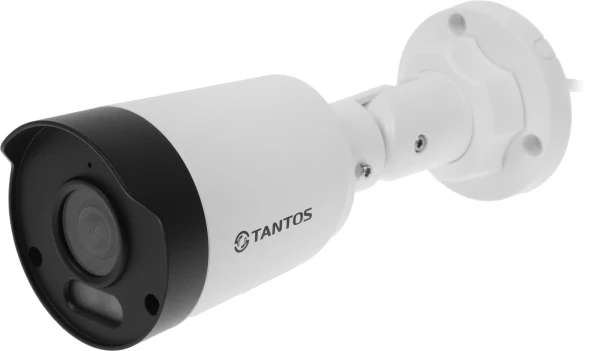 Камера видеонаблюдения IP Tantos TSi-Peco25FP 2.8-2.8мм цв. корп.:белый/черный (00-00122951)