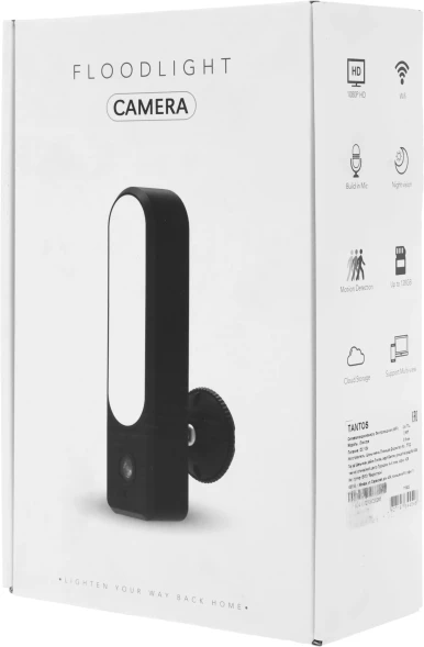 Камера видеонаблюдения IP Tantos iЛюстра Wi-Fi 3.6-3.6мм корп.:черный (00-00305938)