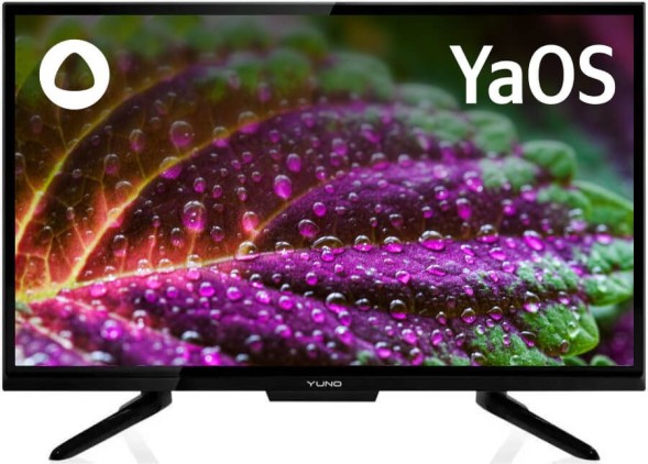 Телевизор LED Yuno 24&amp;quot; ULX-24TCS221 Яндекс.ТВ черный HD 50Hz DVB-T2 DVB-C DVB-S DVB-S2 WiFi Smart TV (RUS)