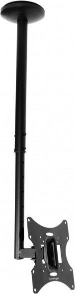 Кронштейн для телевизора Ultramounts UM890 черный 17&amp;quot;-43&amp;quot; макс.30кг потолочный поворотно-выдвижной и наклонный