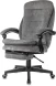 Кресло руководителя Бюрократ T-9950MSG-F Fabric серый Light-19 крестов. пластик подст.для ног