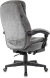 Кресло руководителя Бюрократ T-9950MSG-F Fabric серый Light-19 крестов. пластик подст.для ног