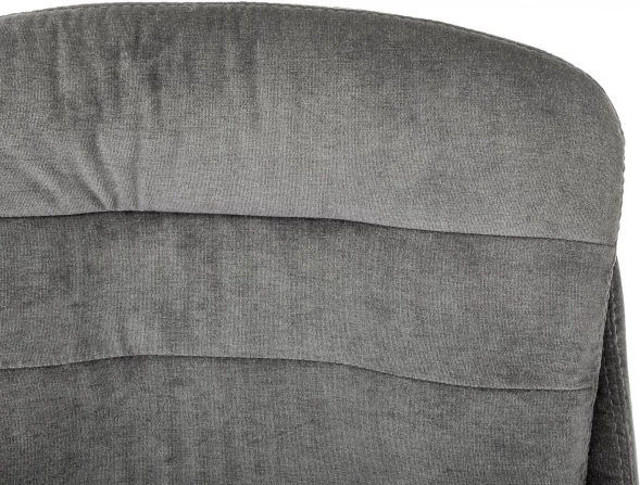 Кресло руководителя Бюрократ T-9950MSG-F Fabric серый Light-19 крестов. пластик подст.для ног