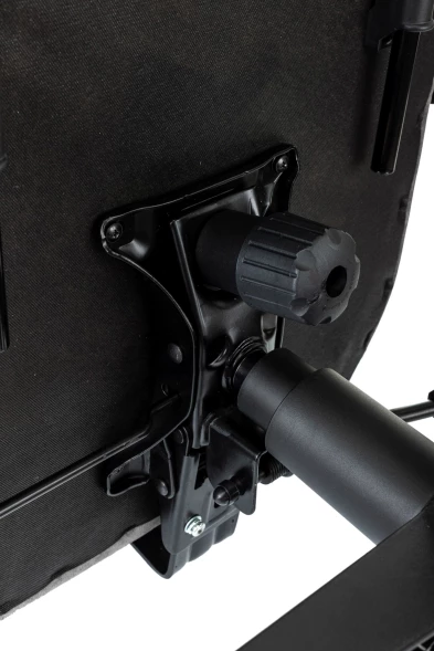 Кресло руководителя Бюрократ T-9950MSG-F Fabric серый Light-19 крестов. пластик подст.для ног