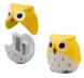 Точилка для карандашей ручная Silwerhof Owl Солнечная коллекция 2 отверстия пластик ассорти коробка