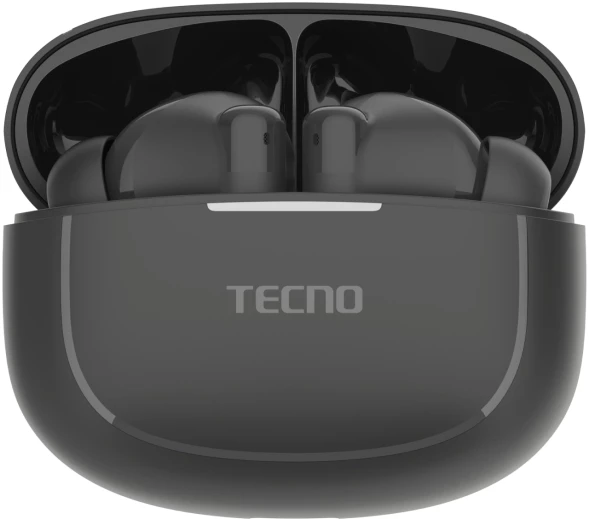 Гарнитура внутриканальные Tecno Buds 4 Air BD04 черный беспроводные bluetooth в ушной раковине (BD04 AIR BLACK)