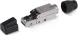 Коннектор Cabeus (8P8C-SH-C6+-TWP) кат.6A RJ45 с защитным колпачком серебристый