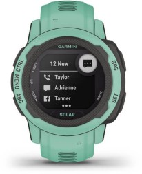 Смарт-часы Garmin Instinct 2S Solar Tactical 20мм 1.3&amp;quot; AMOLED корп.черный/мятный рем.мятный (010-02564-02)