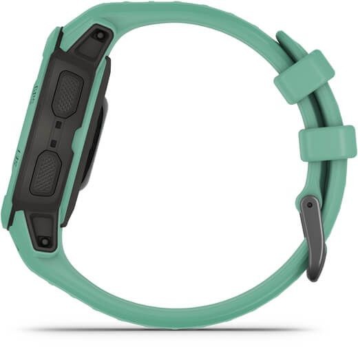 Смарт-часы Garmin Instinct 2S Solar Tactical 20мм 1.3&amp;quot; AMOLED корп.черный/мятный рем.мятный (010-02564-02)