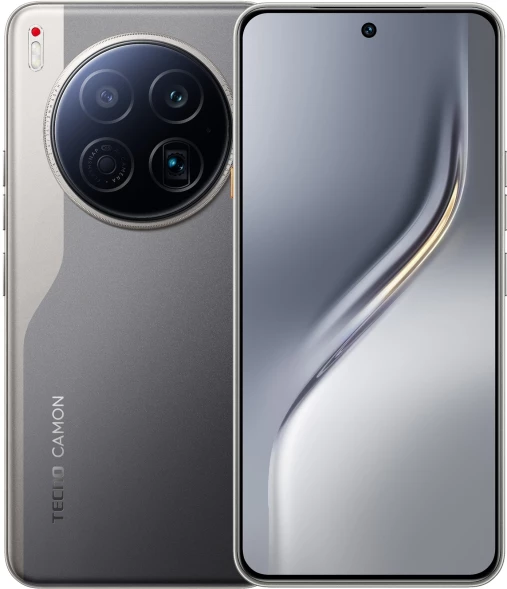 Смартфон Tecno Camon 40 Premier 5G 256Gb 12Gb черный моноблок 3G 4G 2Sim 6.67&amp;quot; 1260x2800 Android 15 50Mpix 802.11 a/b/g/n/ac/ax NFC GPS GSM900/1800 GSM1900 Protect FM