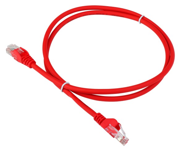 Патч-корд Lanmaster LAN-PC45/U5E-3.0-RD UTP RJ-45 вил.-вилка RJ-45 кат.5E 3м красный LSZH
