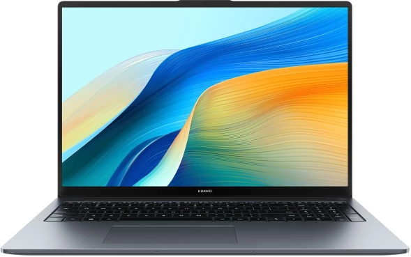 Ноутбук Huawei MateBook D 16 MCLF-X Core i5 12450H 16Gb SSD512Gb Intel UHD Graphics 16&amp;quot; IPS (1920x1200) без ОС grey space WiFi BT Cam (53013YDK)