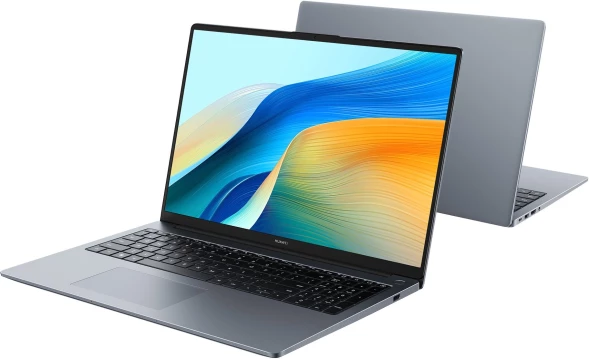 Ноутбук Huawei MateBook D 16 MCLF-X Core i5 12450H 16Gb SSD512Gb Intel UHD Graphics 16&amp;quot; IPS (1920x1200) без ОС grey space WiFi BT Cam (53013YDK)