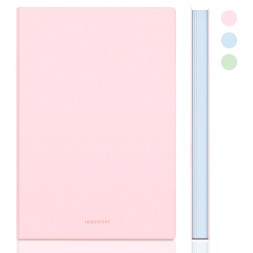 Блокнот Deli 22283LT-PINK 210х143мм искусст. кожа 96л светло-розовый