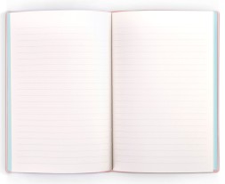 Блокнот Deli 22283LT-PINK 210х143мм искусст. кожа 96л светло-розовый