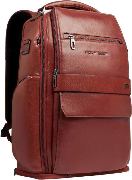 Рюкзак мужской Piquadro Solm CA7023S141BM/CU табачный натур.кожа