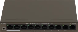 Коммутатор IP-Com F1110P-8-63W (L2) 10x100Мбит/с 8PoE 58W неуправляемый