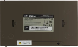 Коммутатор IP-Com F1110P-8-63W (L2) 10x100Мбит/с 8PoE 58W неуправляемый