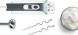 Миксер ручной Bosch MFQ49700 850Вт белый