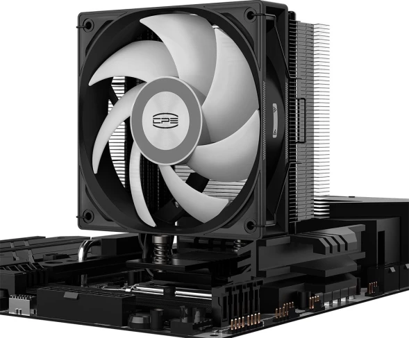 Устройство охлаждения(кулер) PcCooler RT400 BK ARGB Soc-AM5/AM4/1151/1200/1700 4-pin 32dB Al+Cu 230W Ret (RT400-BKAWXX-GL)