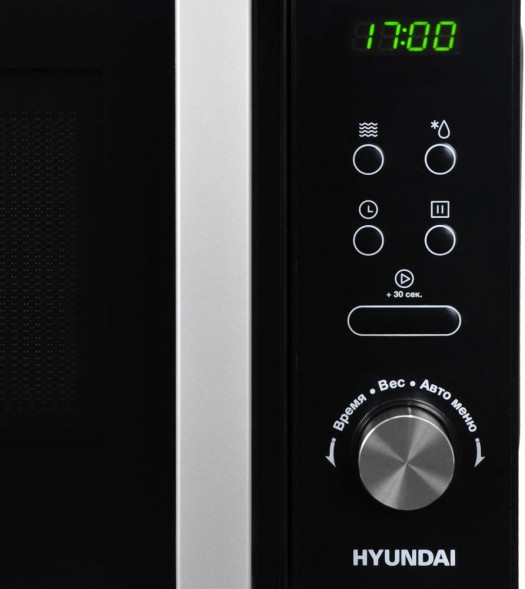 Микроволновая Печь Hyundai HYM-D3001 20л. 700Вт черный/хром
