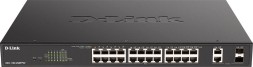 Коммутатор D-Link DGS-1100-26MPPV2/A3A (L2) 24x1Гбит/с 2xКомбо(1000BASE-T/SFP) 2SFP 24PoE 90W управляемый