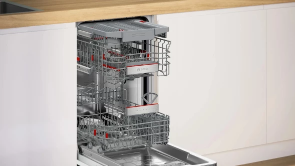Посудомоечная машина встраив. Bosch Serie 8 SPV8ZMX06Q 2400Вт узкая нержавеющая сталь инвертор