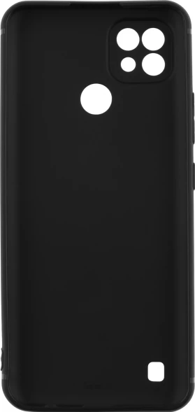 Чехол (клип-кейс) BoraSCO для Realme C21 черный (матовый) (40041)