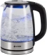 Чайник электрический Vitek VT-8828 1.7л. 2200Вт серебристый корпус: стекло/металл