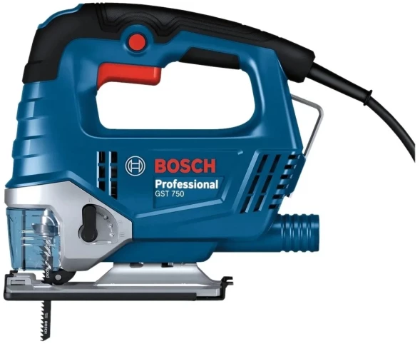 Лобзик Bosch GST 750 520Вт 3200ходов/мин от электросети (кейс в комплекте)