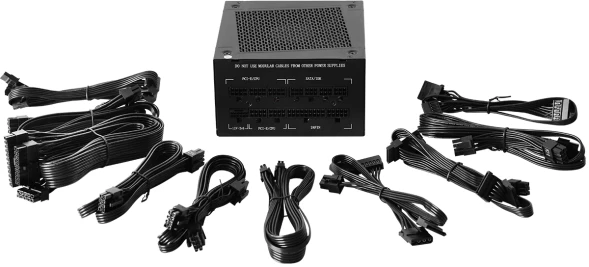 Блок питания Bloody ATX 1000W BD-PS1000G 80+ gold (20+4pin) APFC 140mm fan 12xSATA Cab Manag RTL