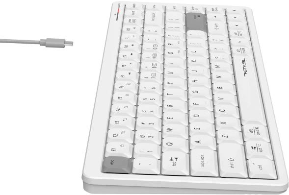 Клавиатура A4Tech Fstyler FBX53C белый USB беспроводная BT/Radio slim Multimedia (FBX53C)
