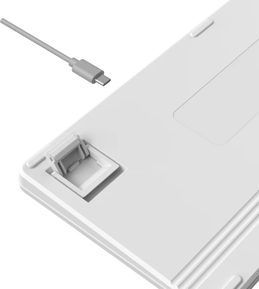 Клавиатура A4Tech Fstyler FBX53C белый USB беспроводная BT/Radio slim Multimedia (FBX53C)